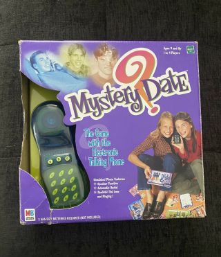 2000 Mystery Date Electronic Talking Phone Game •