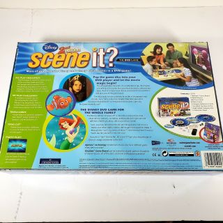 Disney Scene It? 2nd Edition DVD Family Fun Trivia Board Game Complete 2