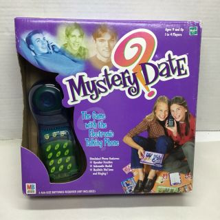 Mystery Date Electronic Talking Phone Game 100 Complete Phone 2000