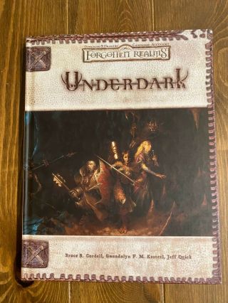 Underdark: Dungeons And Dragons Forgotten Realms Campaign Accesory