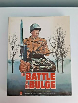 Vintage Battle Of The Bulge Avalon Hill 705 1976