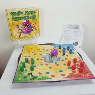 Dizzy Dizzy Dinosaur Board Game Family Fun 2 To 4 Players 100 Complete