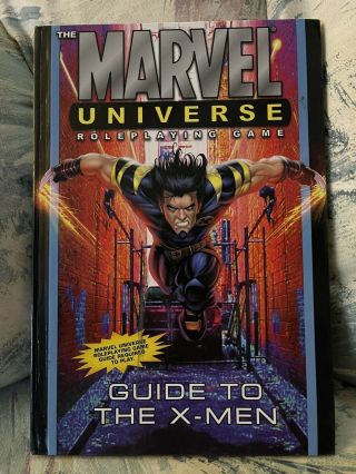 Marvel Comics Marvel Universe Rpg Guide To The X - Men Vg,