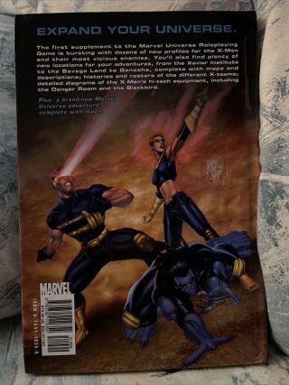 Marvel Comics Marvel Universe RPG Guide to the X - Men VG, 2