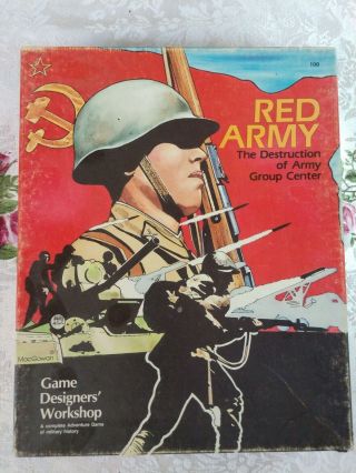 Gdw Wargame Red Army - Destruction Of Army Group Center Vg,  Punched