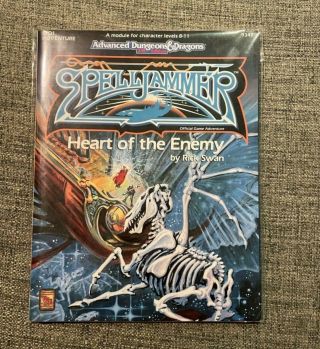 Dungeons & Dragons: Spelljammer - Heart Of The Enemy - Nm (sjq1) With Map