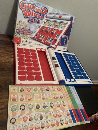 2008 Electronic Guess Who Extra Game - Missing One Red Scoring Peg