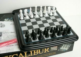 Excalibur King Master 3 Iii Electronic Computer Chess Checkers