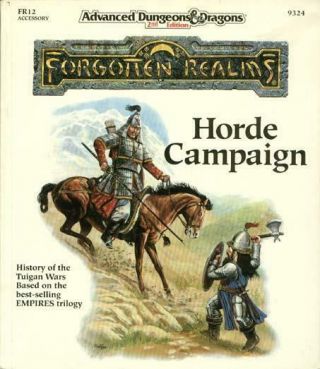 Tsr Forgotten Realms Horde Campaign Ex