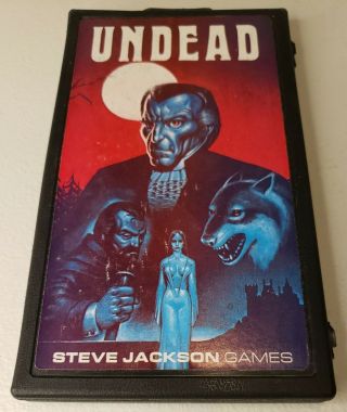Vintage 1981 Undead Game By Steve Jackson Games