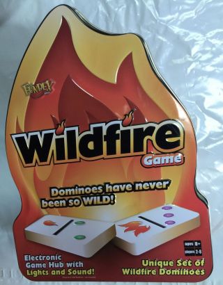 Fundex Wildfire Dominoes Game Electronic Game Hub With Lights And Sounds