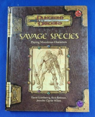Savage Species - Dungeons & Dragons - 3.  5 Edition