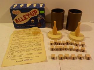 N Vintage Antique Alley - Up Bowling Dice Game Yahtzee William Bruce Co.
