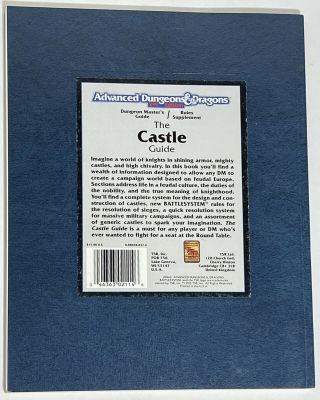 Advanced Dungeons And Dragons: 2nd Edition The Castle Guide TSR 2114 DMGR2 3