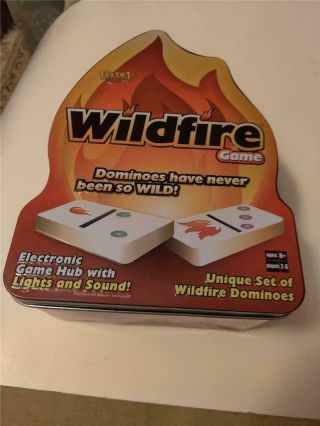 Wildfire Dominoes Game With Electronic Game Hub Lights And Sound Fundex