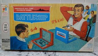 Vintage 1967 Battleship Board Game Complete Rare