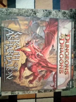 Dungeons & Dragons Wrath Of Ashardalon D&d Board Game 100 Complete - Great Cond.