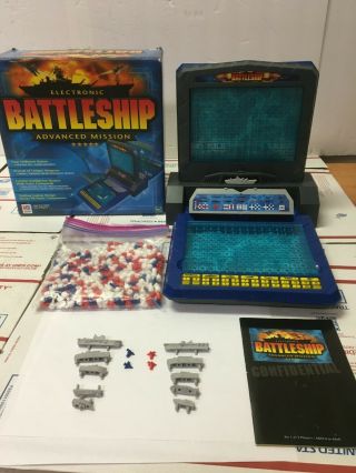 2000 Electronic Talking Battleship Advanced Mission Milton Bradley 100 Complete