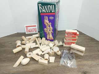 Bandu Stacking Game 1991 - Complete Milton Bradley Vintage