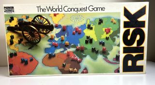 Risk The World Conquest Game Parker Brothers Vintage 1985 Boardgame