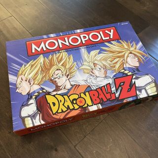 Monopoly Dragon Ball Z Edition Monopoly Board Game.  Open Box.
