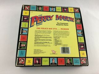 1987 TSR The Perry Mason Board Game -,  Complete,  - 2