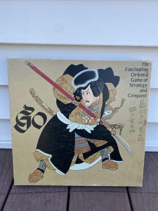 Go Vintage Oriental Game Of Strategy Wooden Board 1976 5005 Pacific G