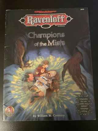 Tsr Ravenloft Champions Of The Mist 9559 Advanced Dungeons & Dragons Accessory