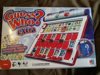 Milton Bradley Electronic Guess Who? Extra Children Family Game (batteries)