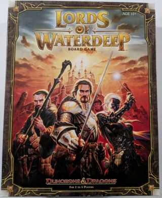 Lords Of Waterdeep Strategy Board Game,  Played Once