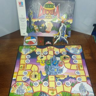 Mb The Count Duckula Board Game 1989 Vintage Retro Complete