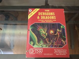 Dungeons And Dragons Basic Rules Set 1 Moldvay Rpg Gygax Tsr