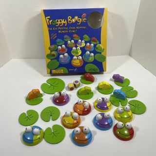 Froggy Boogie Wooden Memory Game 2006 Ages 4,  2 - 6 Players Complete