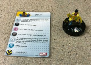 Heroclix Wolverine And The X - Men Set Jubilee 047a 47a Rare Figure W/ Card