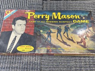 Perry Mason Case Of The Missing Suspect Board Game Transogram 1959 Resealed