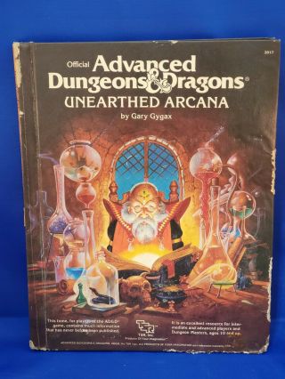 Ad&d Unearthed Arcana Advanced Dungeons & Dragons Tsr 1985 1st Edition