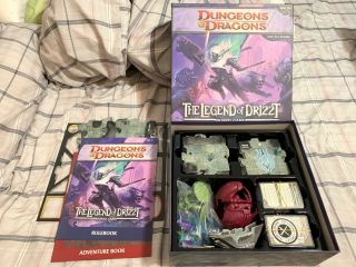 Dungeons & Dragons: The Legend Of Drizzt Board Game Cond.