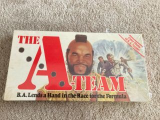 Vintage 1984 Parker Brothers The A - Team Mr.  T Board Game Never Opened