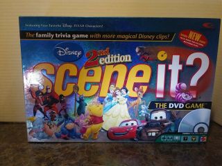 Disney Scene It 2nd Edition Game Mattel 2007 - Complete Vg