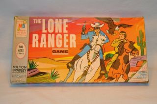 The Lone Ranger Milton Bradley 1966 Classic Board Game Mb 4721
