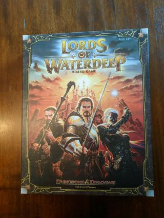 Wizards Of The Coast 5513165 Lords Of Waterdeep Dungeons And Dragons Board Game