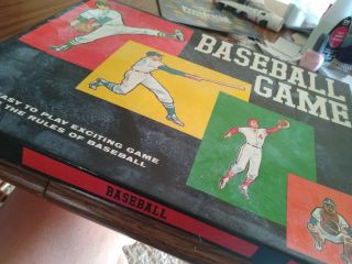 Early Rare Vintage Board Game Fairchild Co.  Baseball Board Game