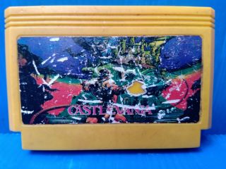 Rare Vintage Famiclone Castlevania Old Chips Famicom Nes Cartridge.