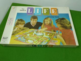 Vintage The Game Of Life Family Board Game 1977 Milton Bradley - Whole Game