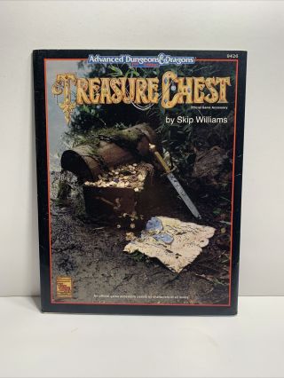 Tsr Treasure Chest 9426 Advanced Dungeons & Dragons 2nd Edition Game Accessory