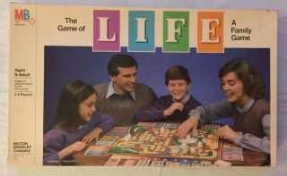 Vintage " The Game Of Life " Board Game By Milton Bradley - 1985 Edition Complete