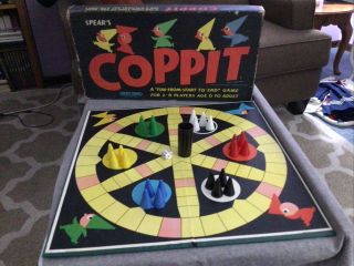 Rare Vintage Spear’s Coppit Board Game 1964 100 Complete W/ Instructions