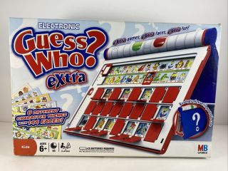 Electronic Guess Who? Extra - Milton Bradley,  Complete Euc