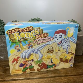 2005 Spin Master Captain Bones Gold Family Board Game Almost Complete (- 1 Coin)