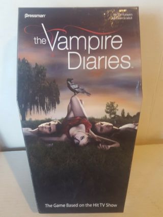 The Vampire Diaries Board Game (pressman 2010 - 5382) Complete And Unplayed